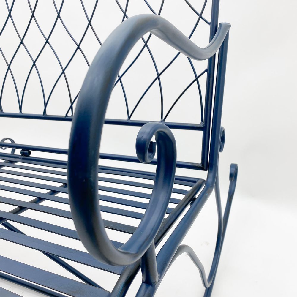 115CM BLUE 2 SEATER BENCH - SILVIONIX