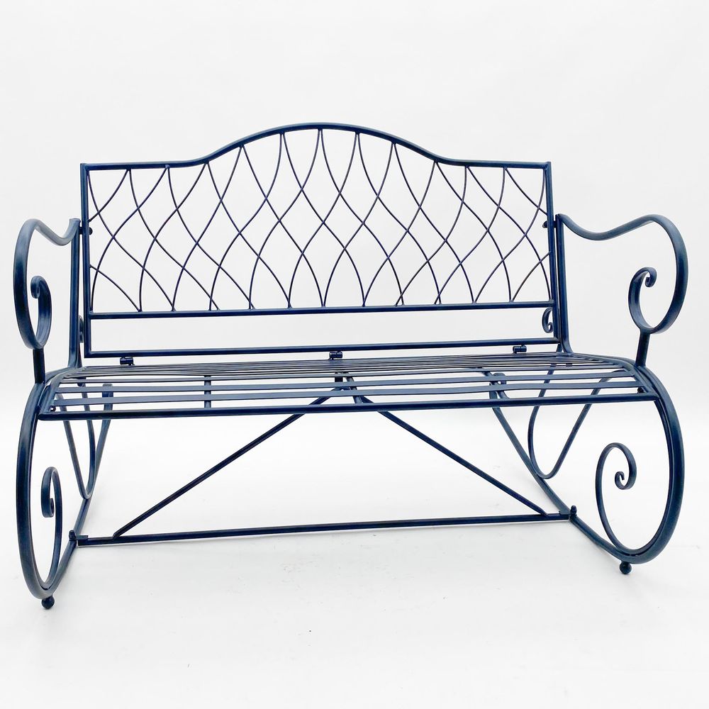 115CM BLUE 2 SEATER BENCH - SILVIONIX