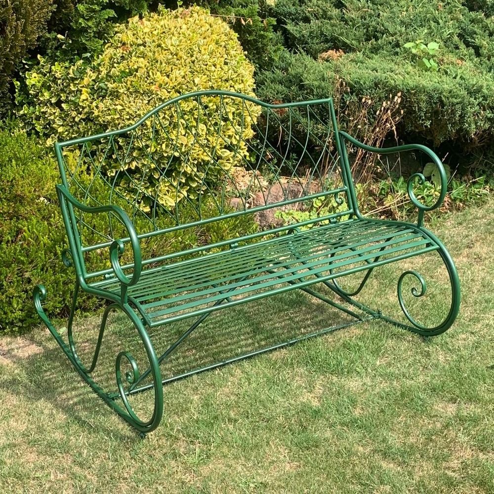 115CM GREEN 2 SEATER BENCH - SILVIONIX
