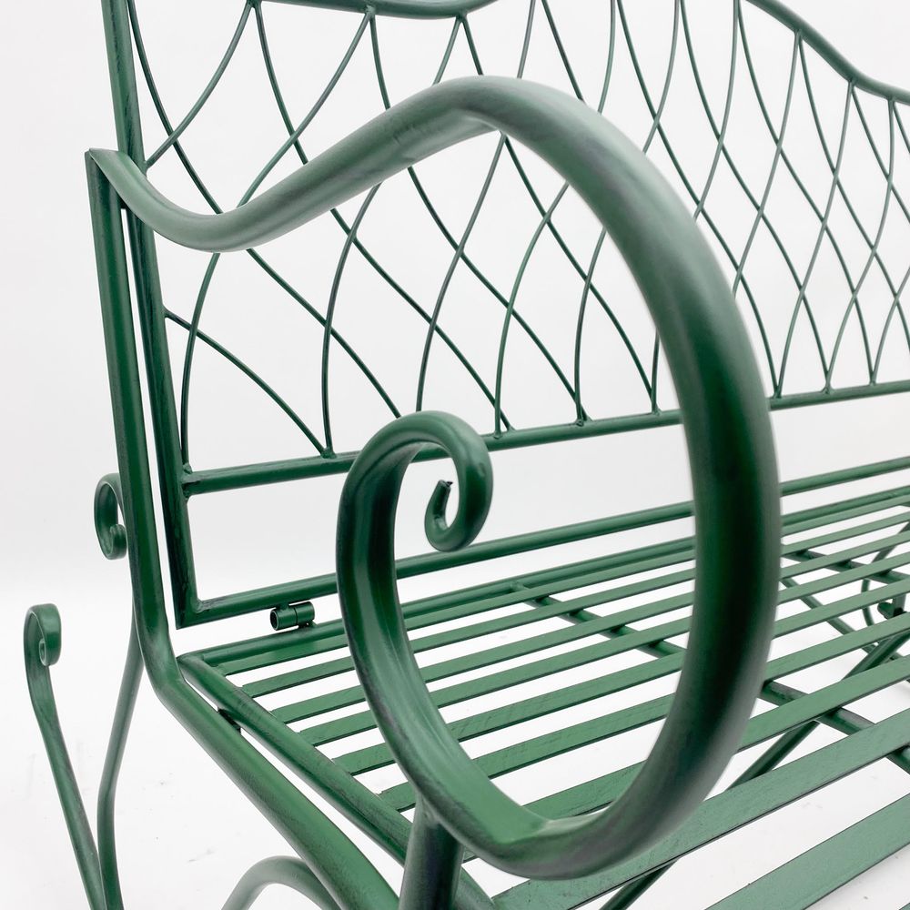 115CM GREEN 2 SEATER BENCH - SILVIONIX