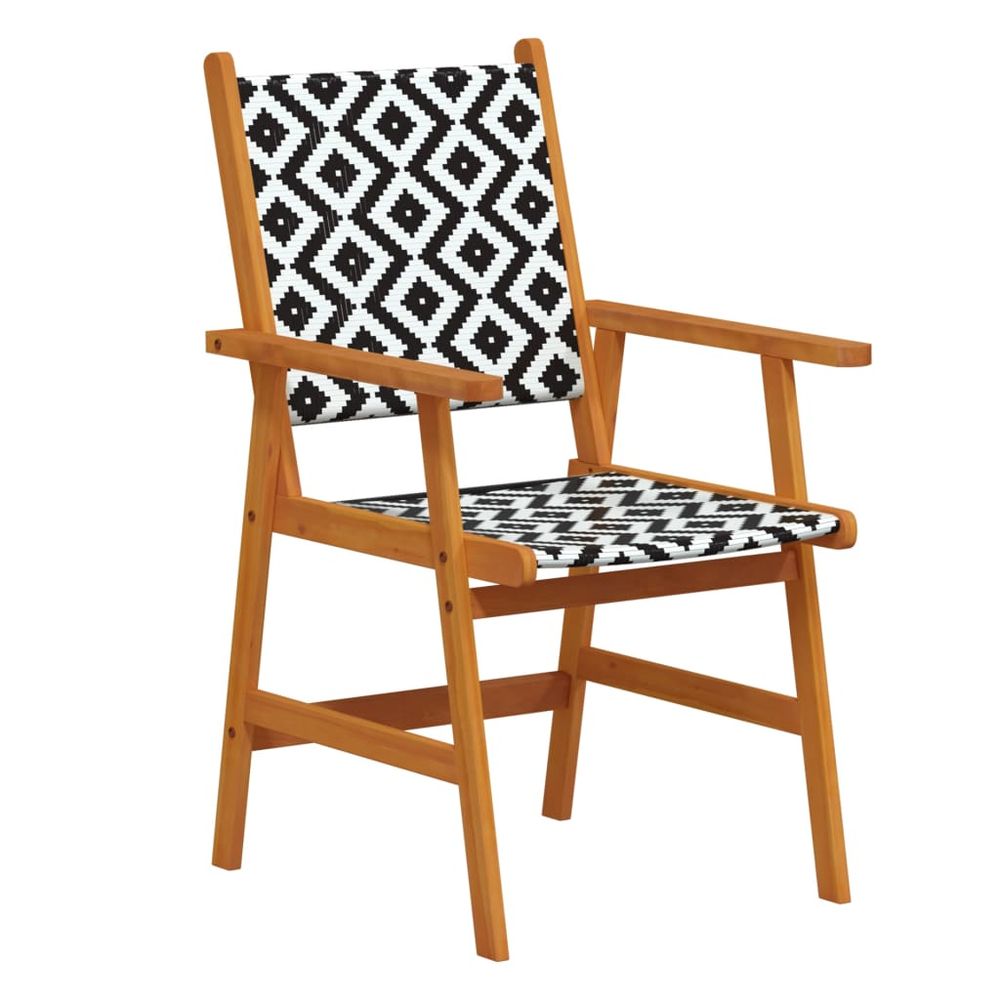 3 Piece Garden Dining Set Solid Acacia Wood - SILVIONIX