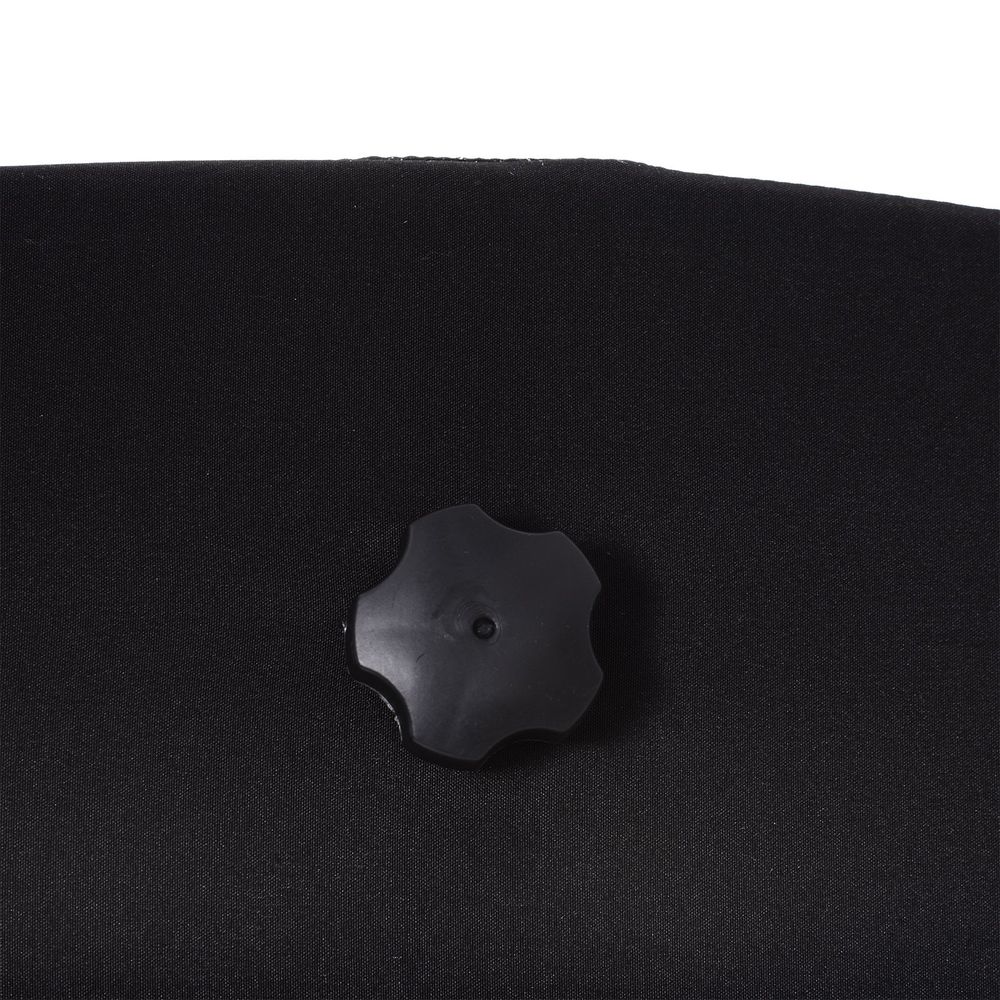 3 - Seater Rattan Garden Swing Chair - Black - SILVIONIX