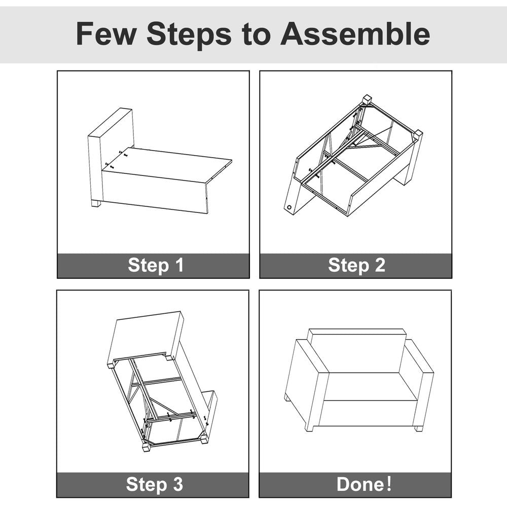 3 - Seater Weather Resistant Outdoor Garden Rattan Sofa Grey - SILVIONIX