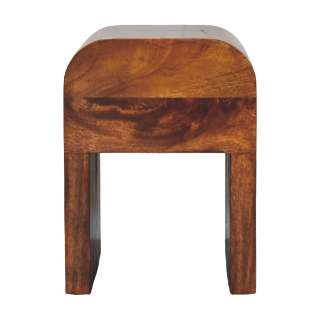 Slatted Oak-ish Bench with 3 slots