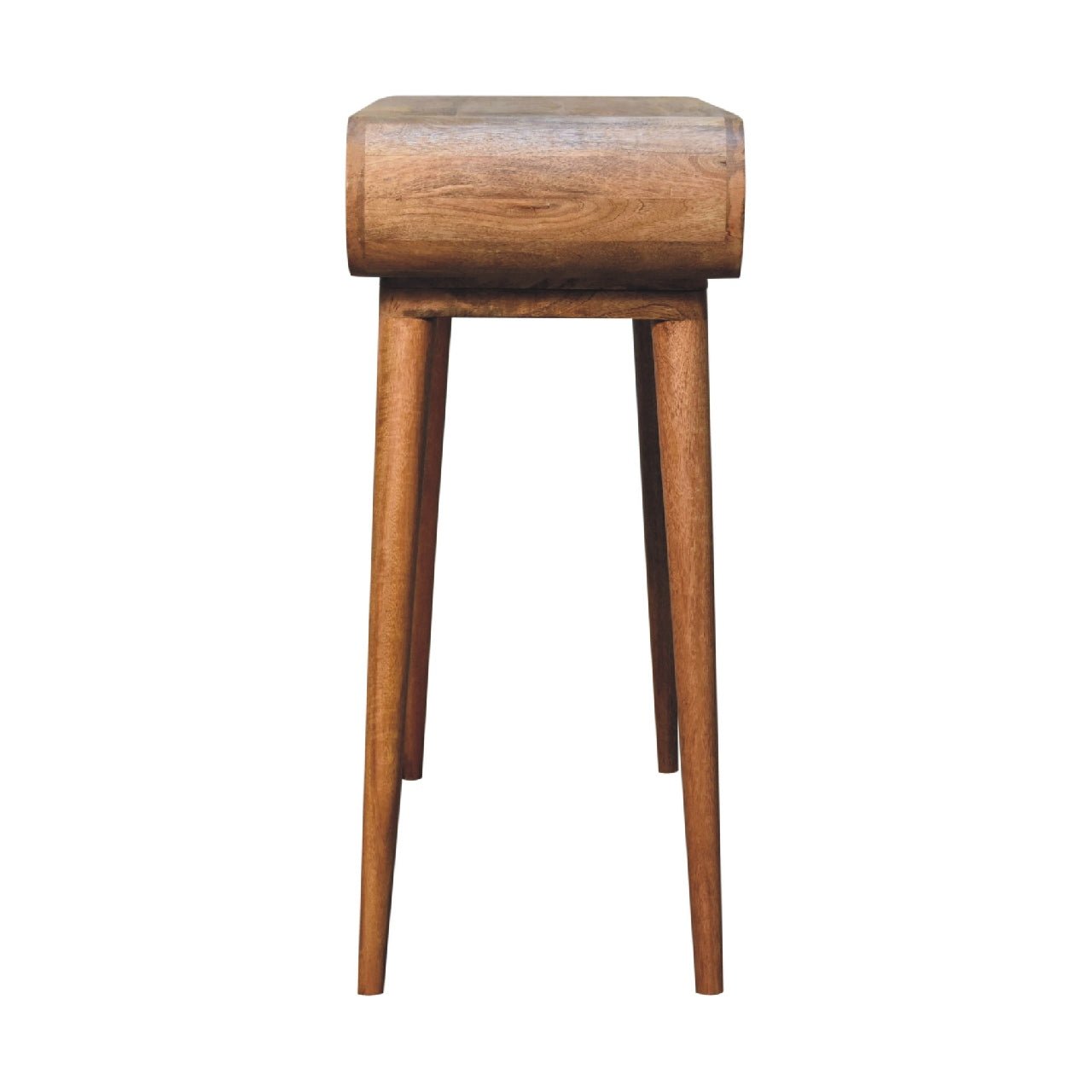 Amaya Chestnut Nordic Style Console Table - SILVIONIX