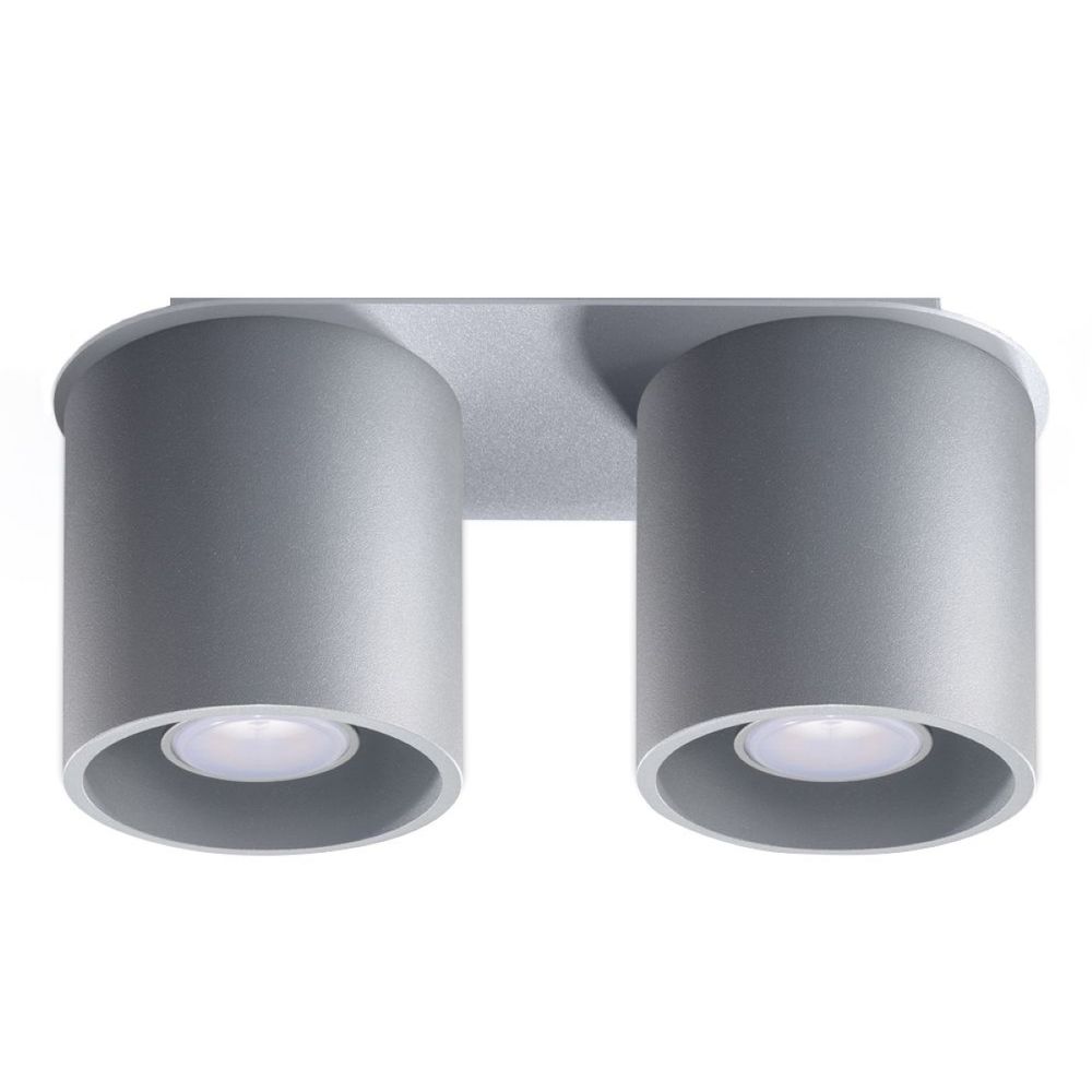 Ceiling lamp aluminum Orbis modern Design GU10 - SILVIONIX