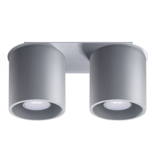 Ceiling lamp aluminum Orbis modern Design GU10 - SILVIONIX