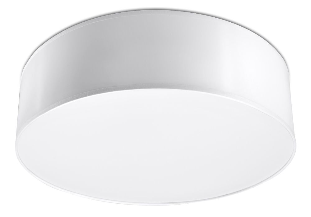 Ceiling Lamp ARENA 35 White Round Shape Loft Design LED E27 - SILVIONIX