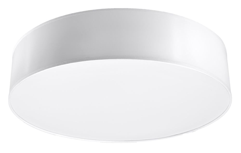 Ceiling Lamp ARENA 55 White Round Shape Loft Design LED E27 - SILVIONIX