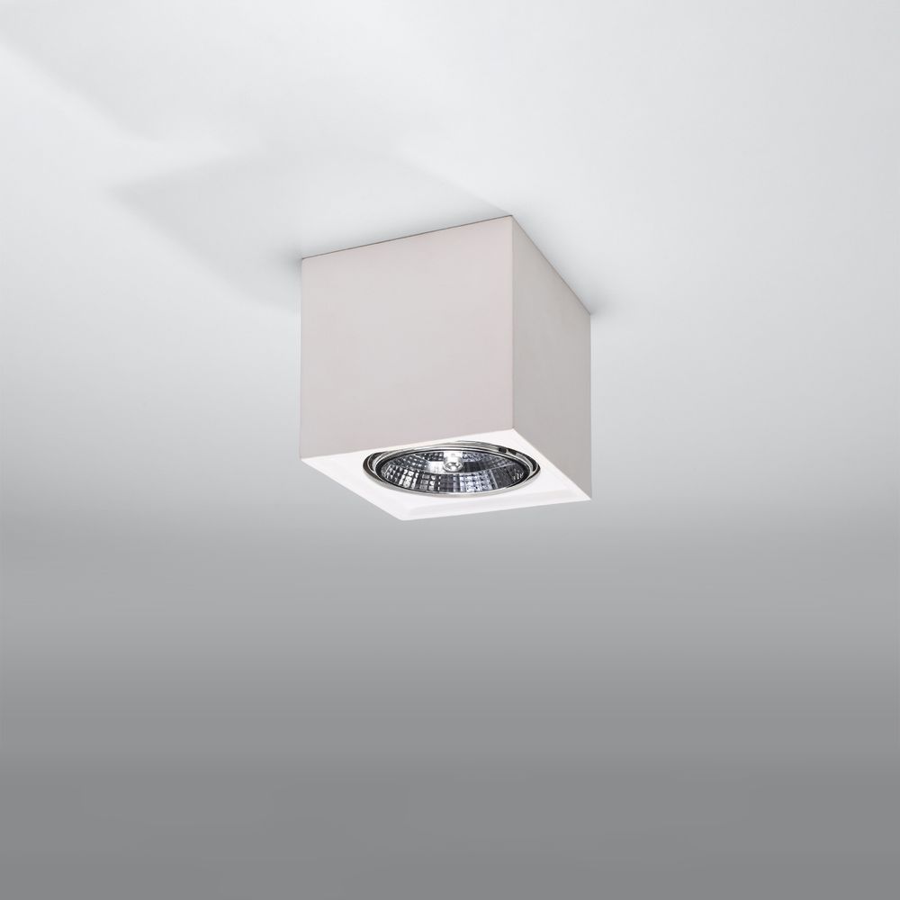 Ceiling lamp ceramics Seida modern Design GU10/ES111 - SILVIONIX