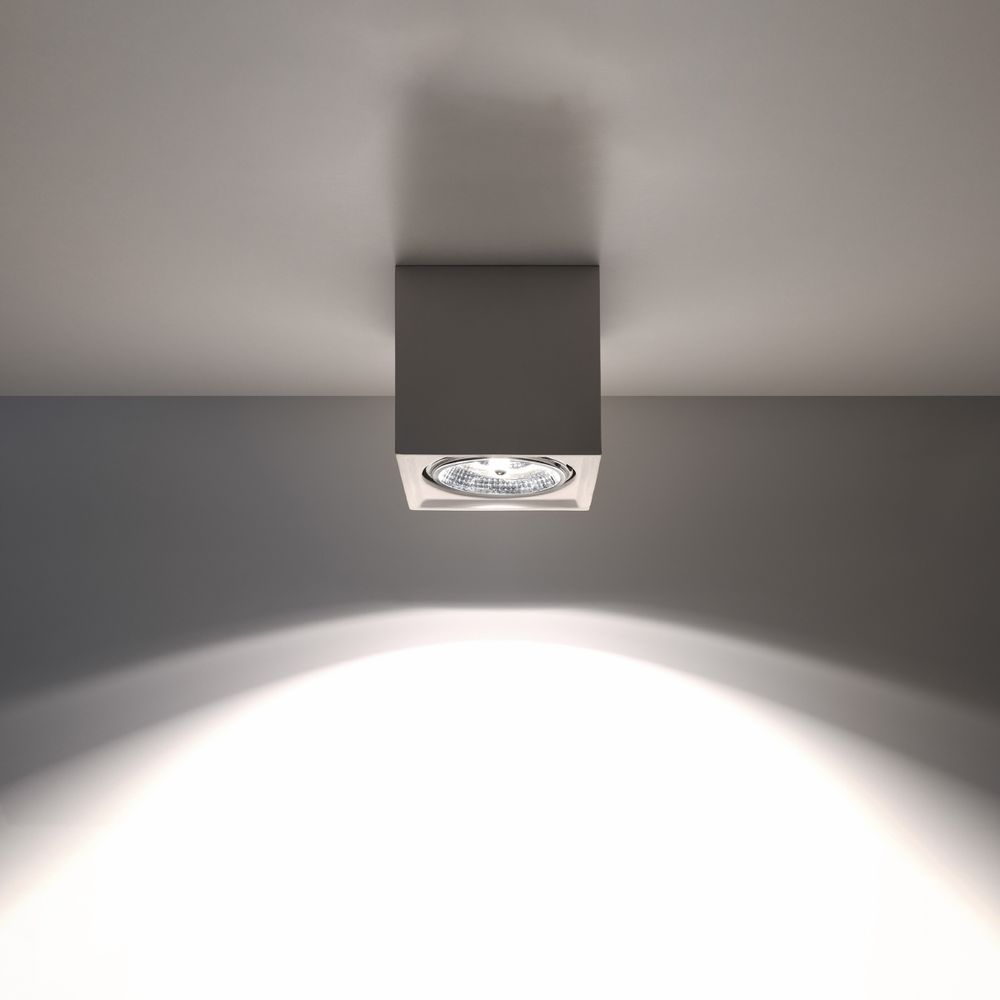 Ceiling lamp ceramics Seida modern Design GU10/ES111 - SILVIONIX