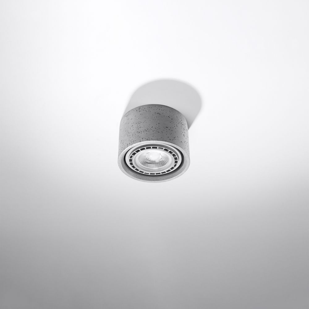 Ceiling lamp concrete Basic industrial Design GU10 - SILVIONIX