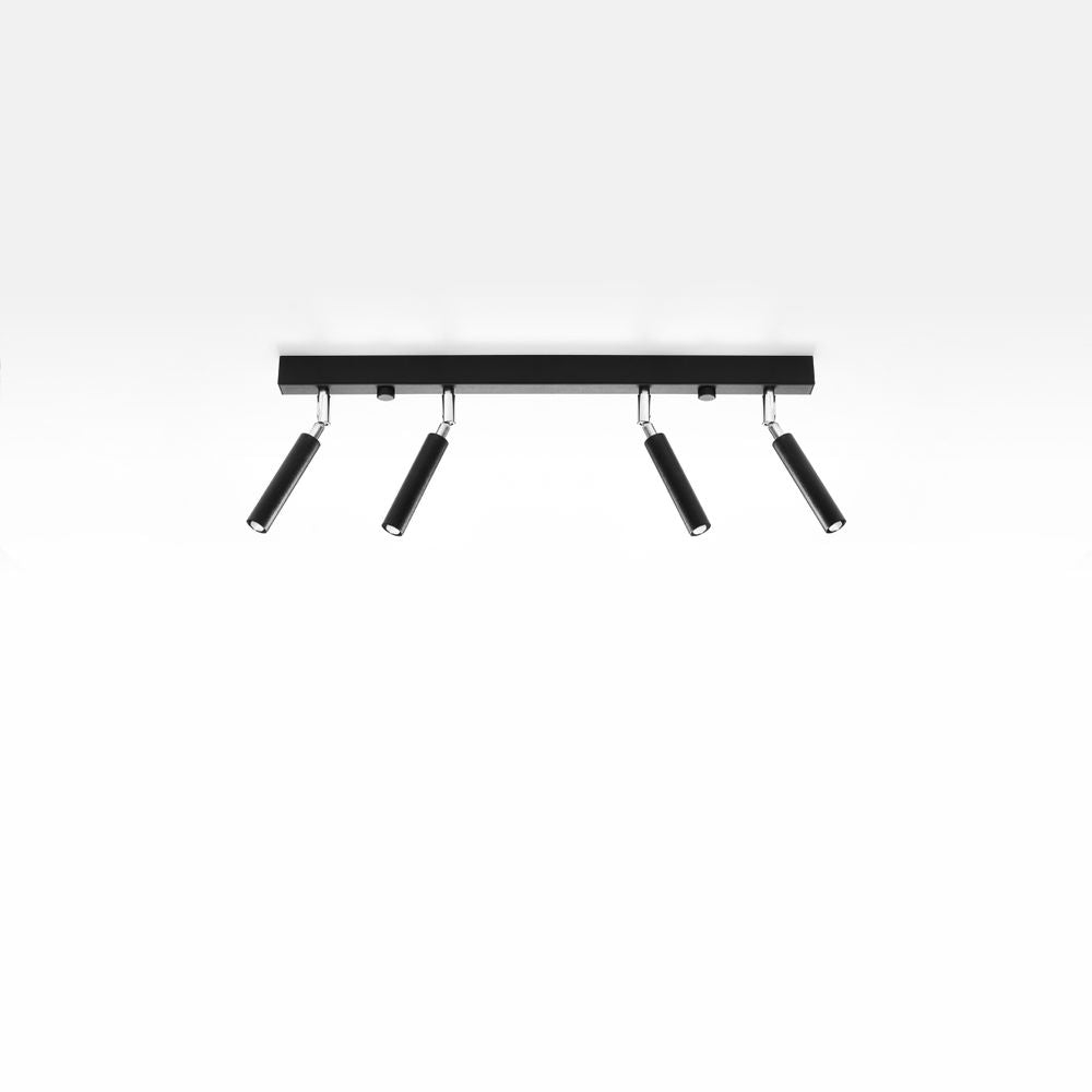 Ceiling lamp steel Eyetech modern Design G9 - SILVIONIX