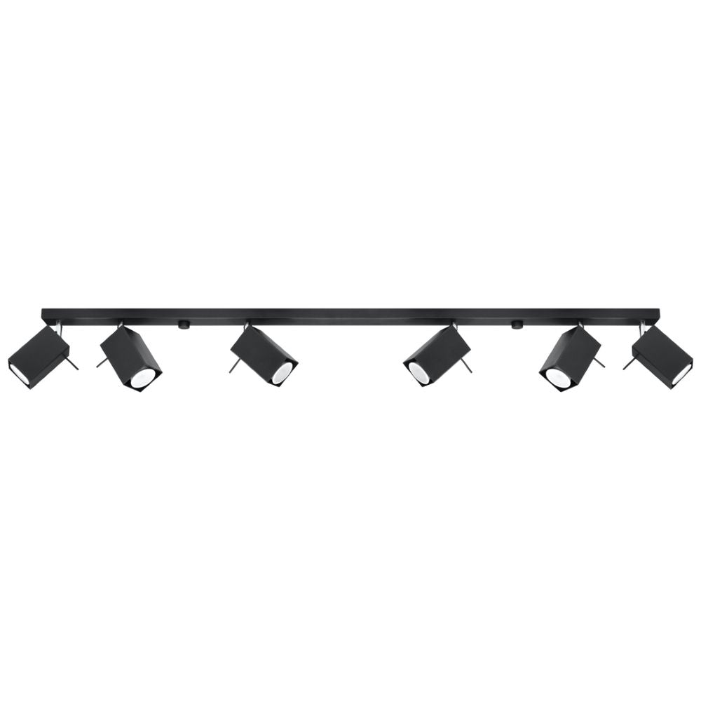 Ceiling lamp steel Merida modern Design GU10 - SILVIONIX
