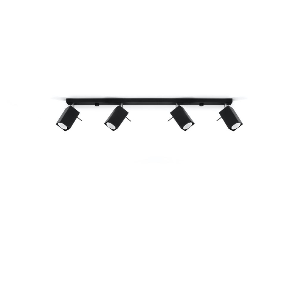 Ceiling lamp steel Merida modern Design GU10 - SILVIONIX