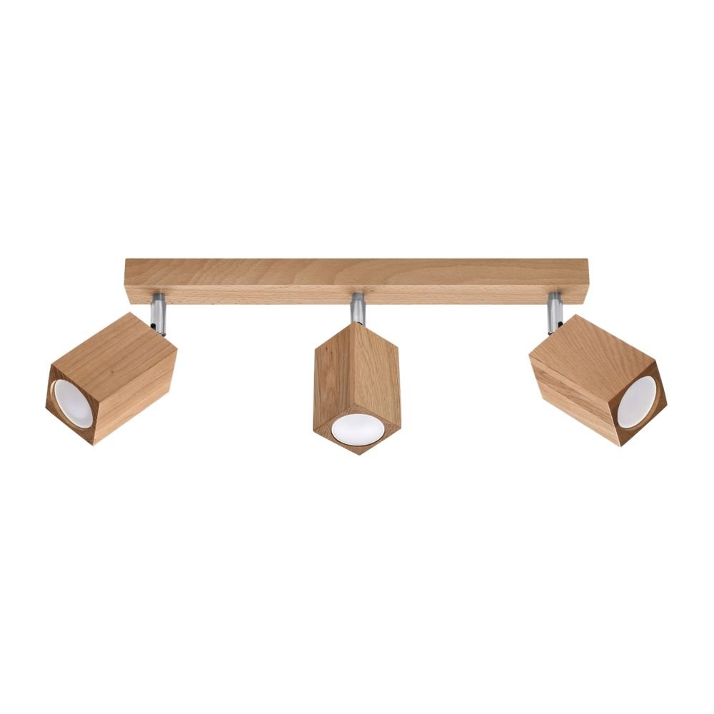 Ceiling lamp wood Keke Scandinavian Design GU10 - SILVIONIX