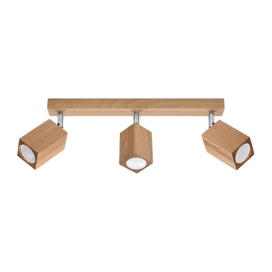 Ceiling lamp wood Keke Scandinavian Design GU10 - SILVIONIX