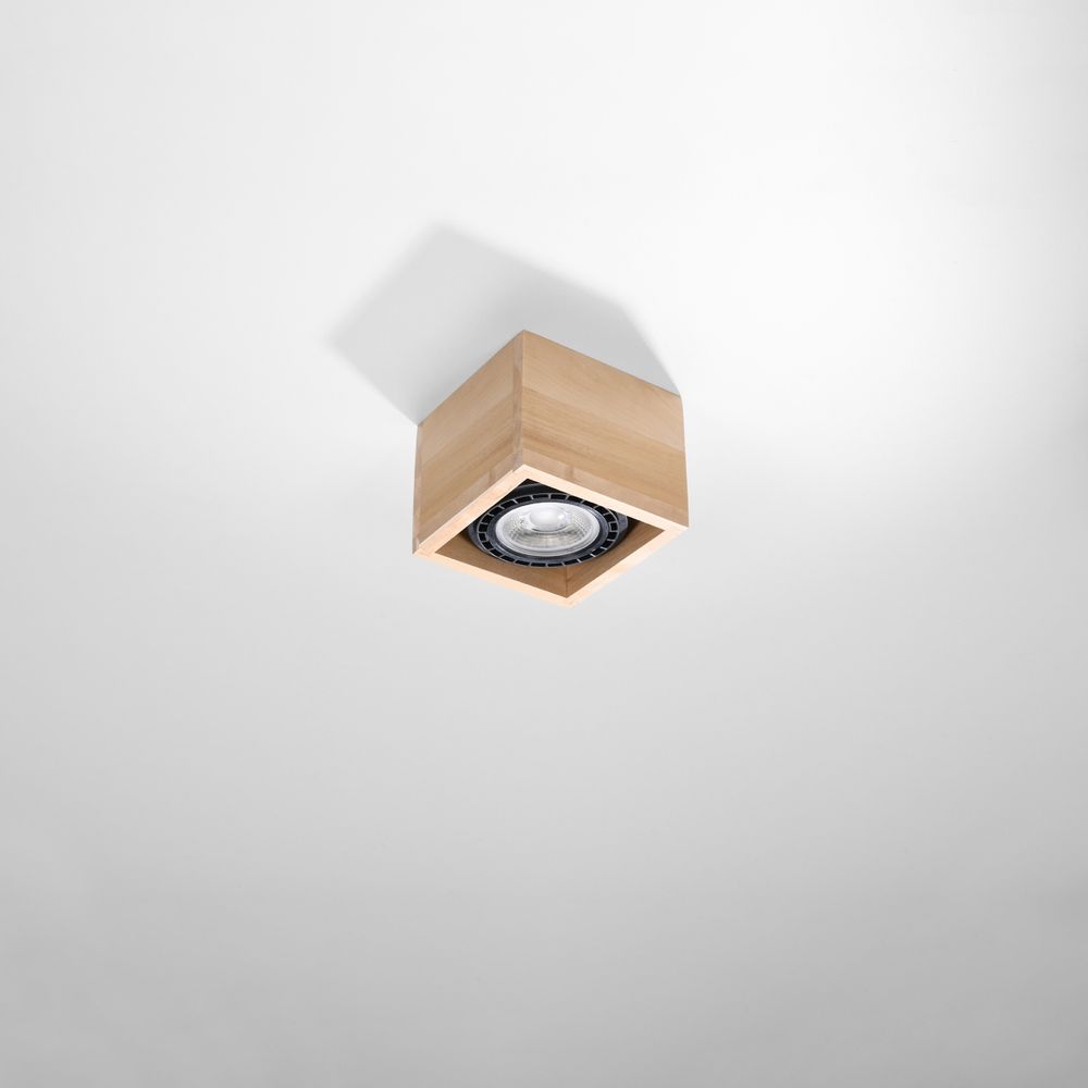 Ceiling lamp wood Quatro Scandinavian Design GU10 - SILVIONIX