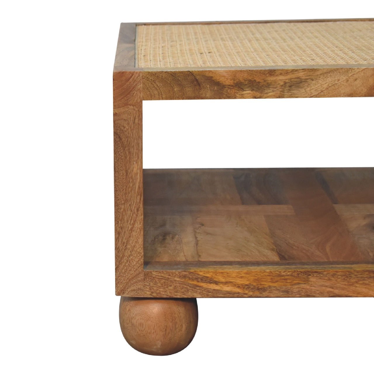 IN3463 - Small Rattan Coffee Table - SILVIONIX