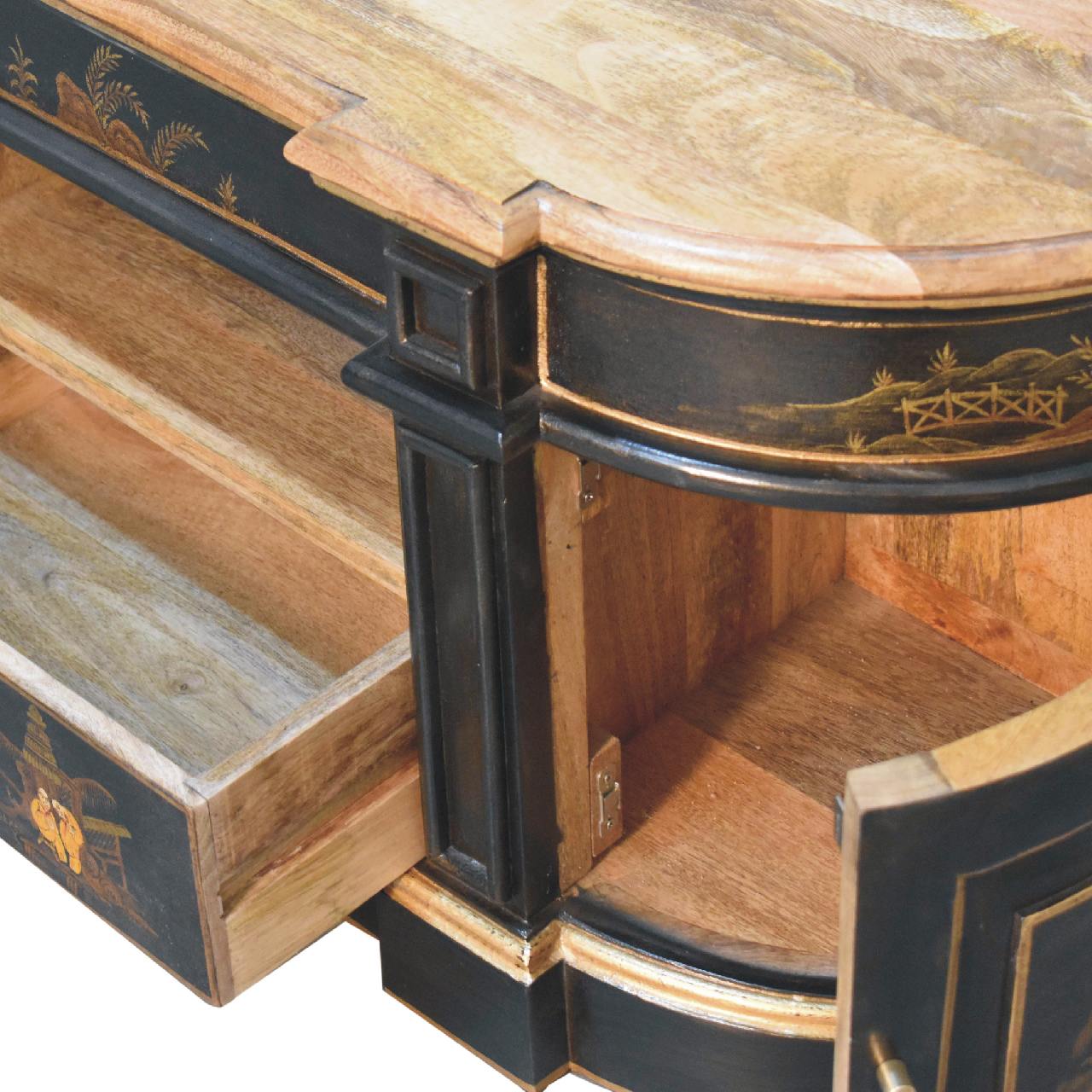 Oriental 2 Door Media Unit - SILVIONIX