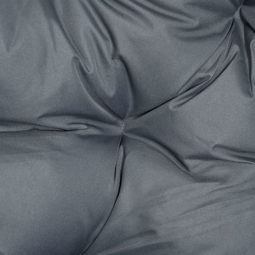 Outsunny Rattan Egg Chair Wicker Basket Chair with Cushion Bottle Holder Bag - SILVIONIX