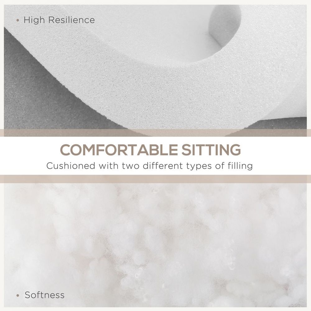 Outsunny Replacement Cushions for Outdoor Furniture Garden Seat Cushion Pad - SILVIONIX