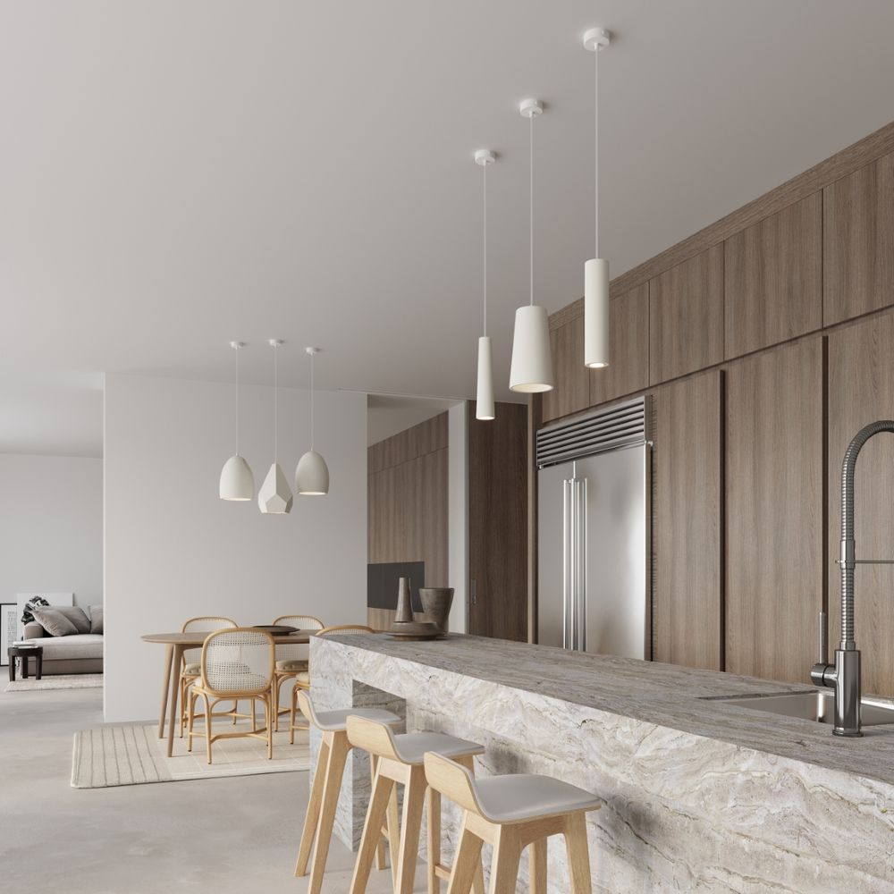 Pendant lamp ceramics Gulcan modern Design E27 - SILVIONIX