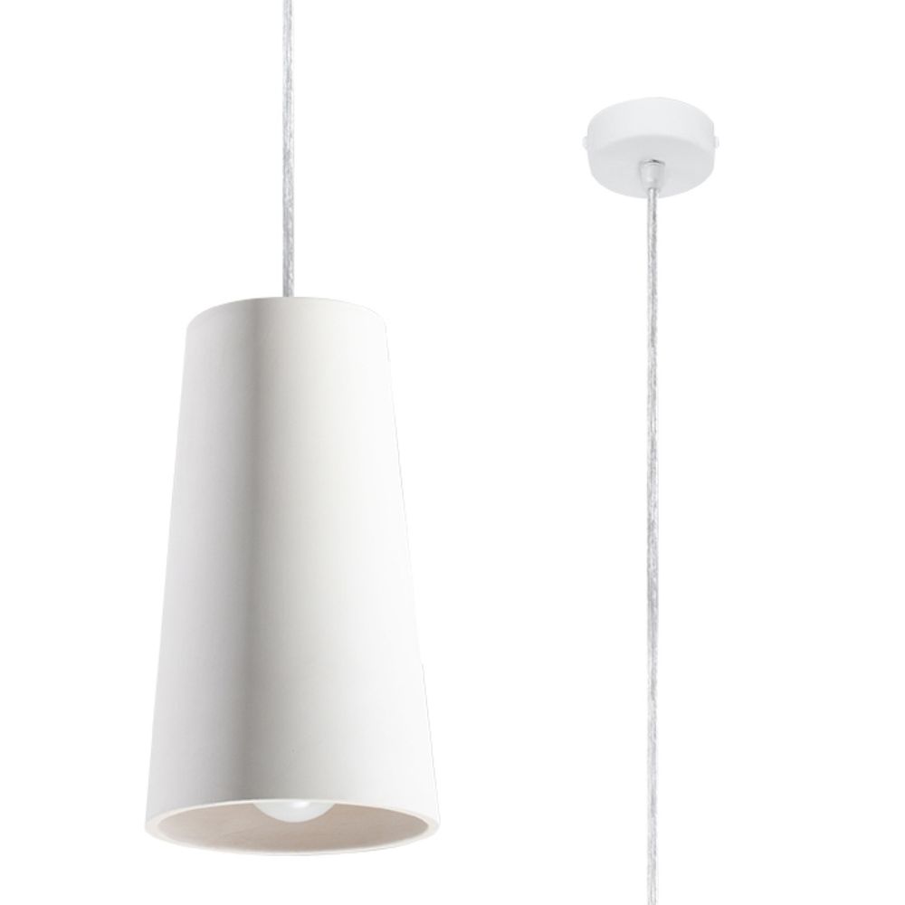 Pendant lamp ceramics Gulcan modern Design E27 - SILVIONIX