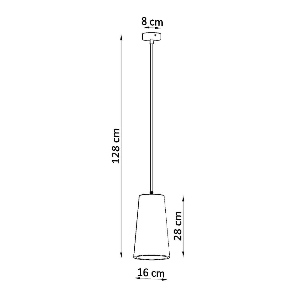 Pendant lamp ceramics Gulcan modern Design E27 - SILVIONIX