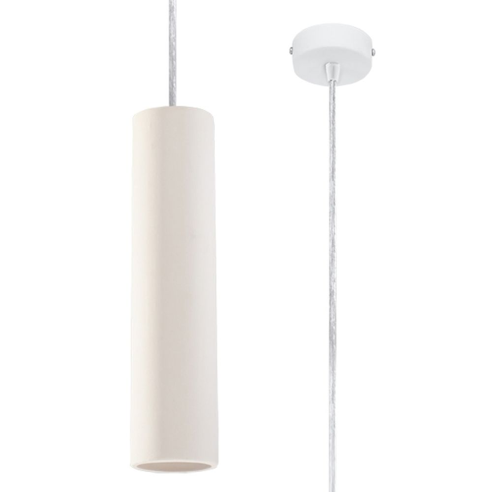 Pendant lamp ceramics Nancy modern Design GU10 - SILVIONIX