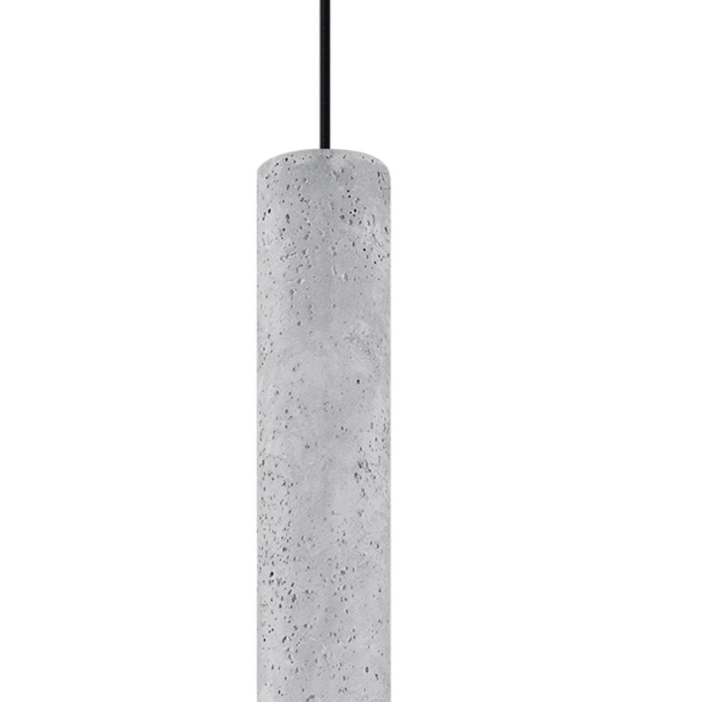 Pendant lamp concrete Luvo industrial Design GU10 - SILVIONIX