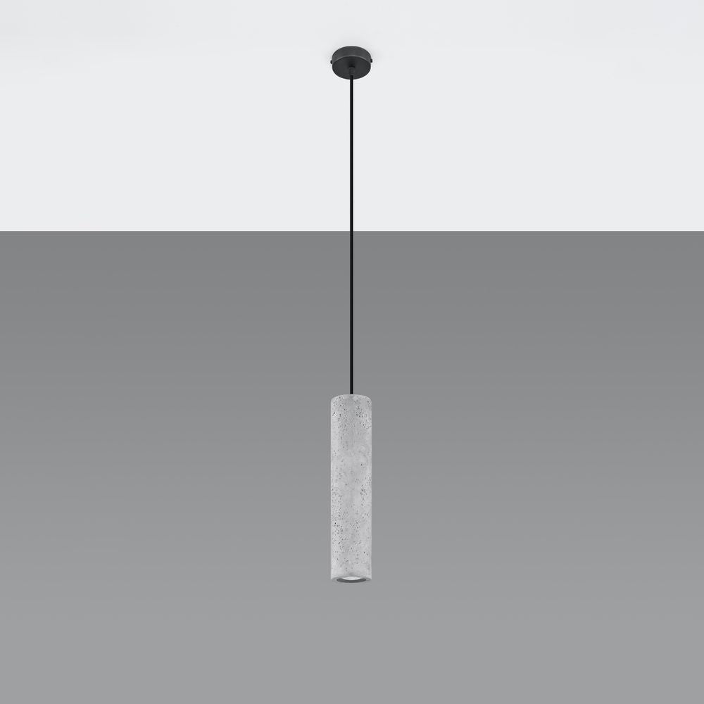 Pendant lamp concrete Luvo industrial Design GU10 - SILVIONIX