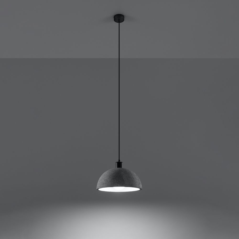 Pendant lamp concrete Pablito industrial Design E27 - SILVIONIX