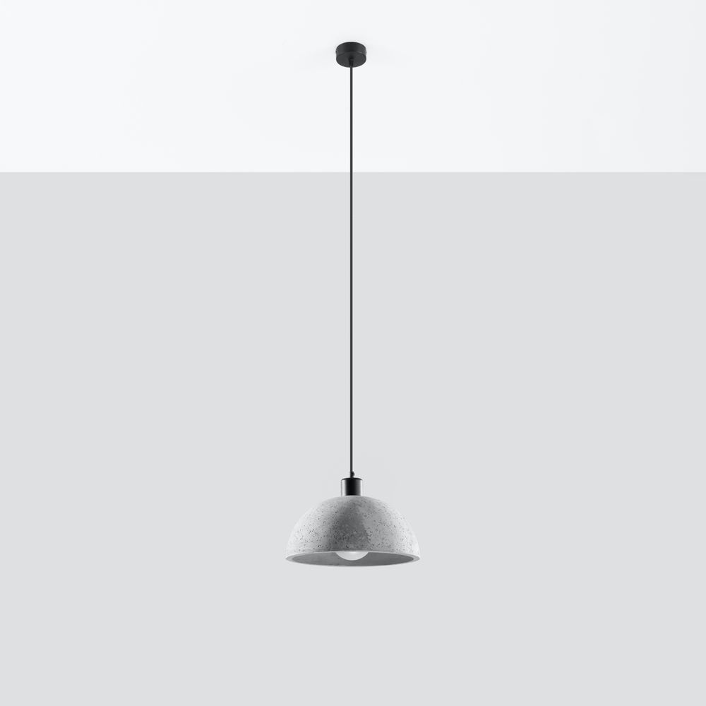Pendant lamp concrete Pablito industrial Design E27 - SILVIONIX