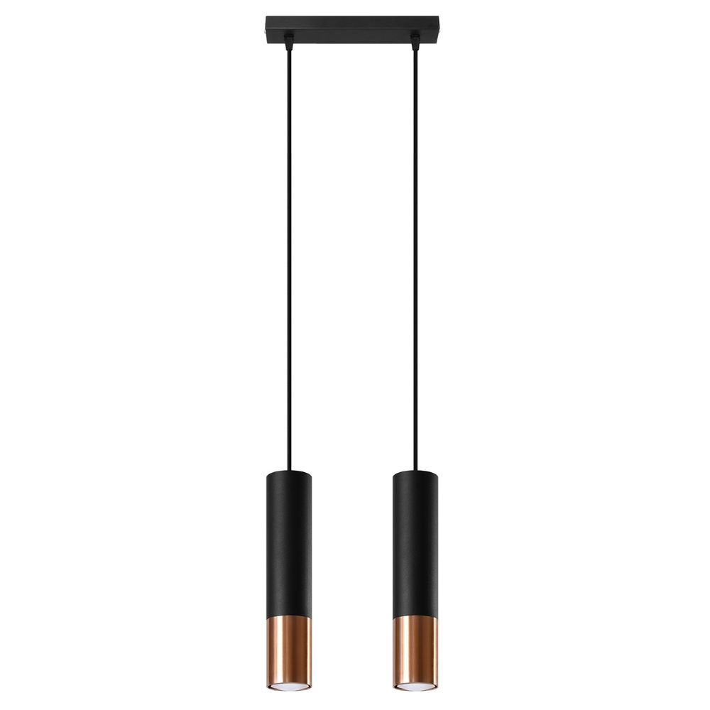 Pendant lamp steel Loopez modern Design GU10 - SILVIONIX