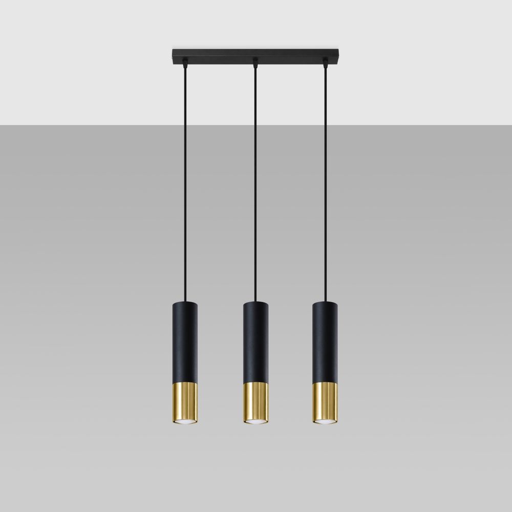 Pendant lamp steel Loopez modern Design GU10 - SILVIONIX