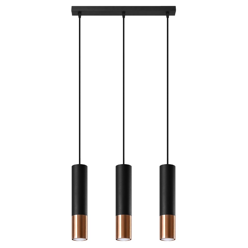 Pendant lamp steel Loopez modern Design GU10 - SILVIONIX