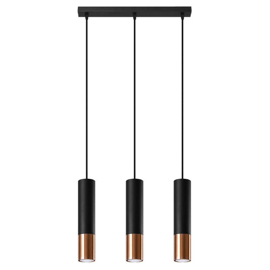 Pendant lamp steel Loopez modern Design GU10 - SILVIONIX