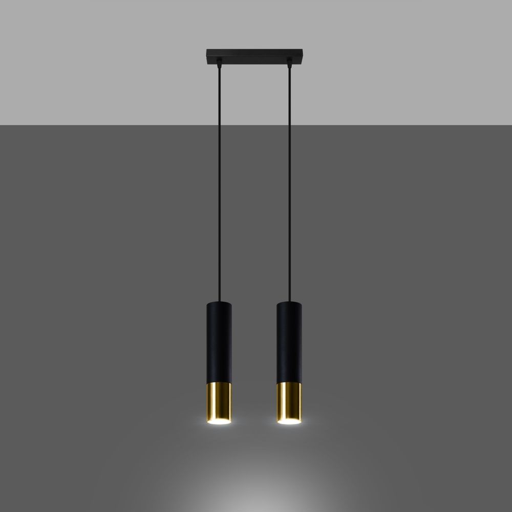 Pendant lamp steel Loopez modern Design GU10 - SILVIONIX