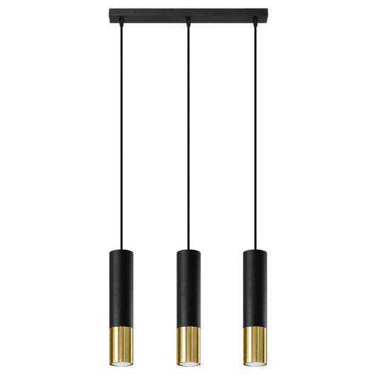 Pendant lamp steel Loopez modern Design GU10 - SILVIONIX