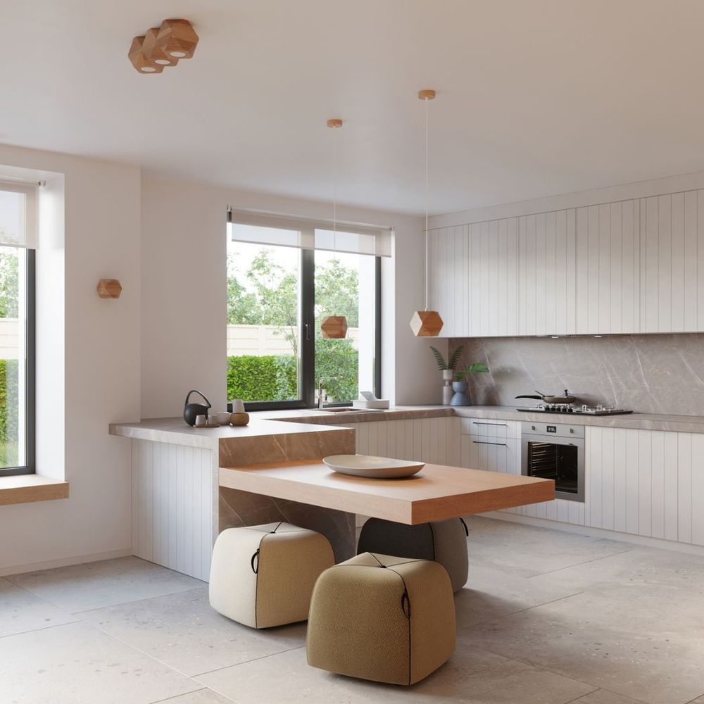 Pendant lamp wood Woody Scandinavian Design GU10 - SILVIONIX