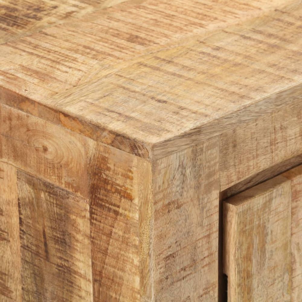 Sideboard 175x40x75 cm Rough Mango Wood - SILVIONIX