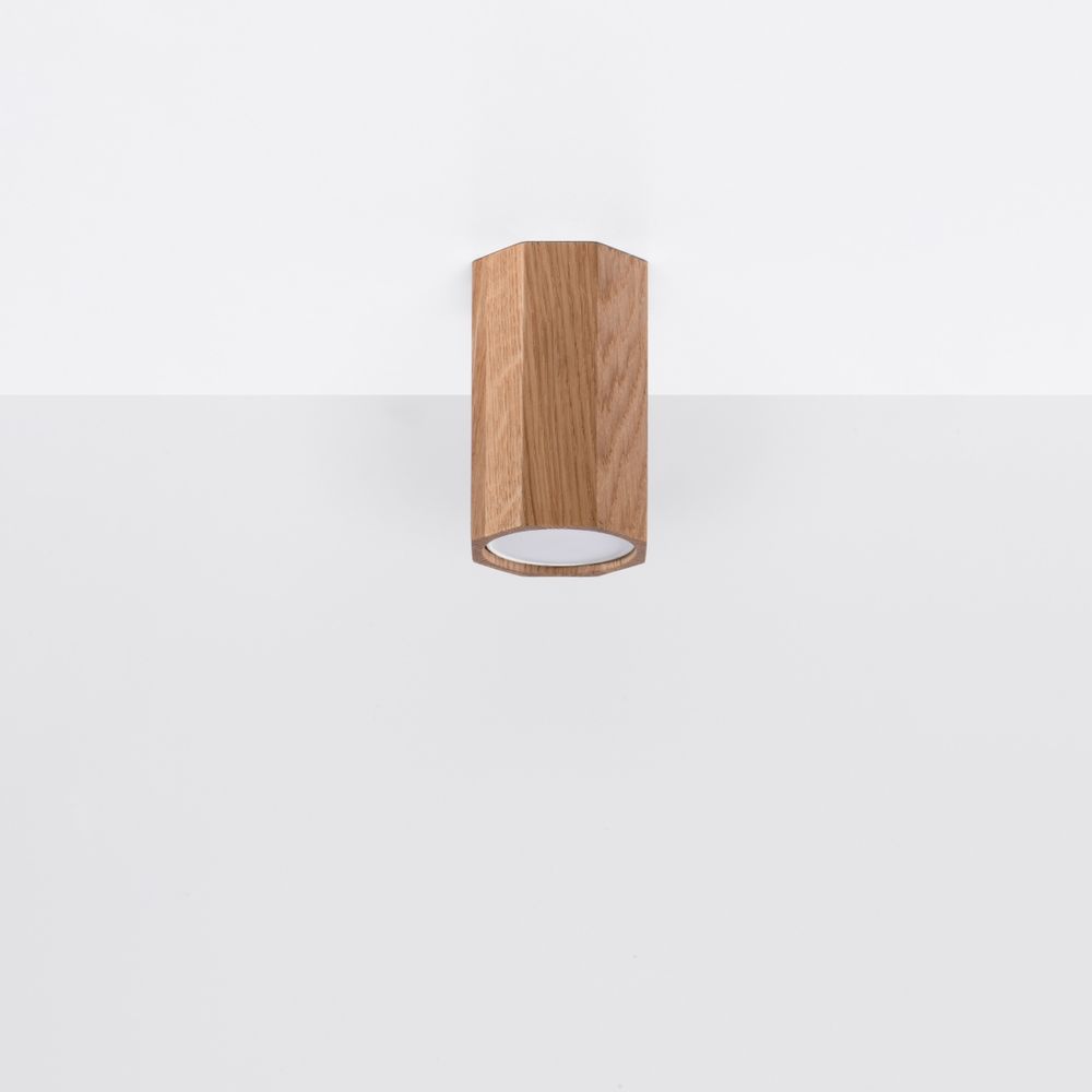 Ceiling lamp wood Zake Scandinavian Design GU10