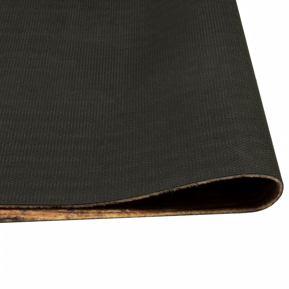 vidaXL Kitchen Rug Washable Spices 60x180 cm Velvet - SILVIONIX