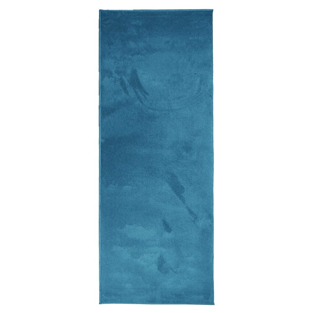 vidaXL Rug OVIEDO Short Pile Turquoise 80x200 cm - SILVIONIX