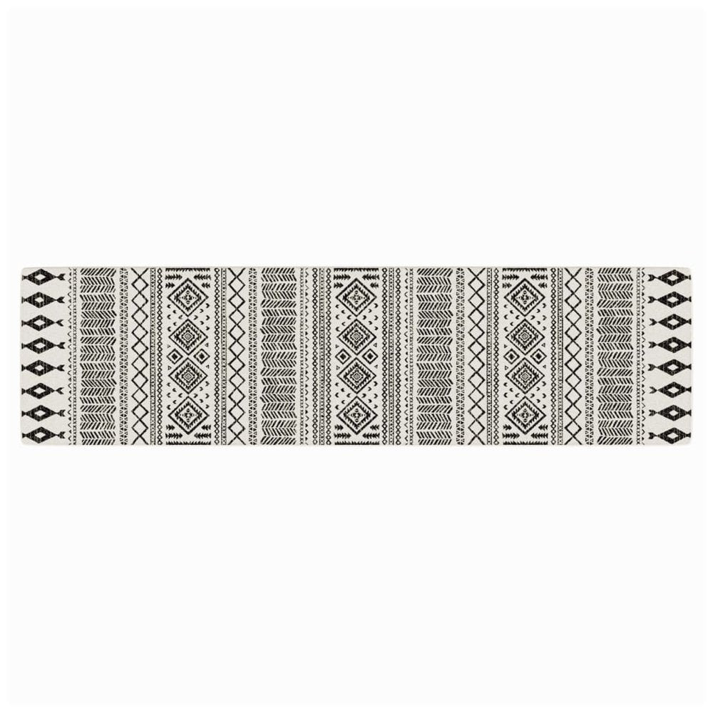 vidaXL Rug Short Pile Multicolour 80x300 cm Anti Slip - SILVIONIX