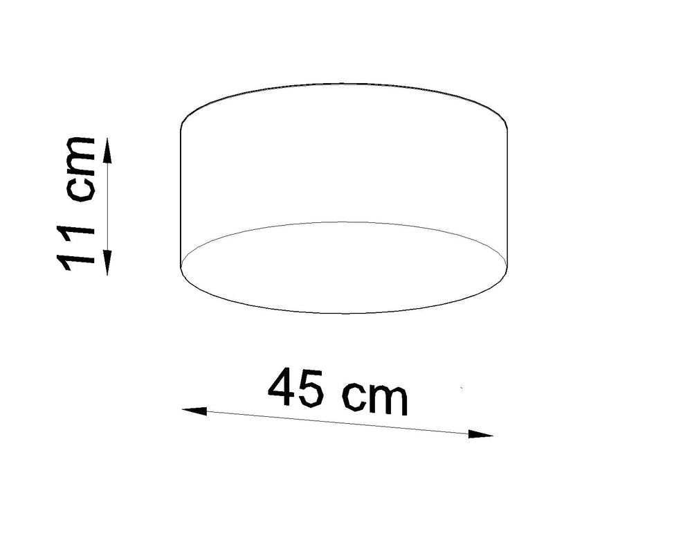 Wall Lamp ARENA White Round Shape Loft Design LED E27 - SILVIONIX