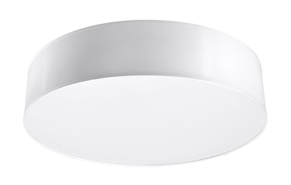 Wall Lamp ARENA White Round Shape Loft Design LED E27 - SILVIONIX
