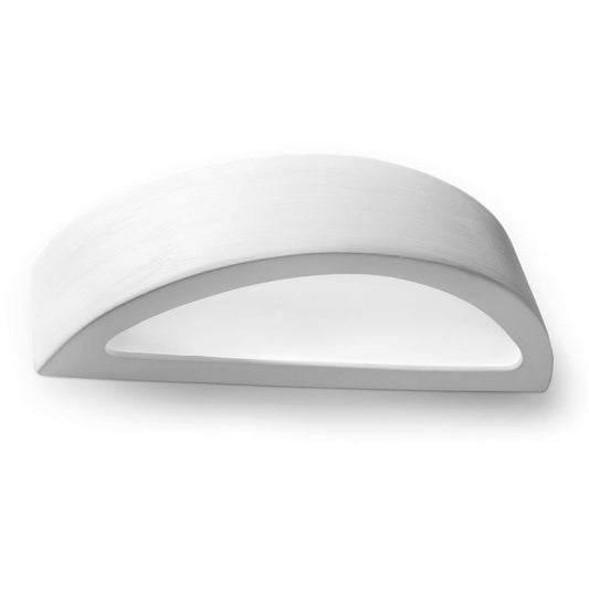 Wall Lamp Ceramic ATENA Simple Classic Design Paintable LED27 - SILVIONIX