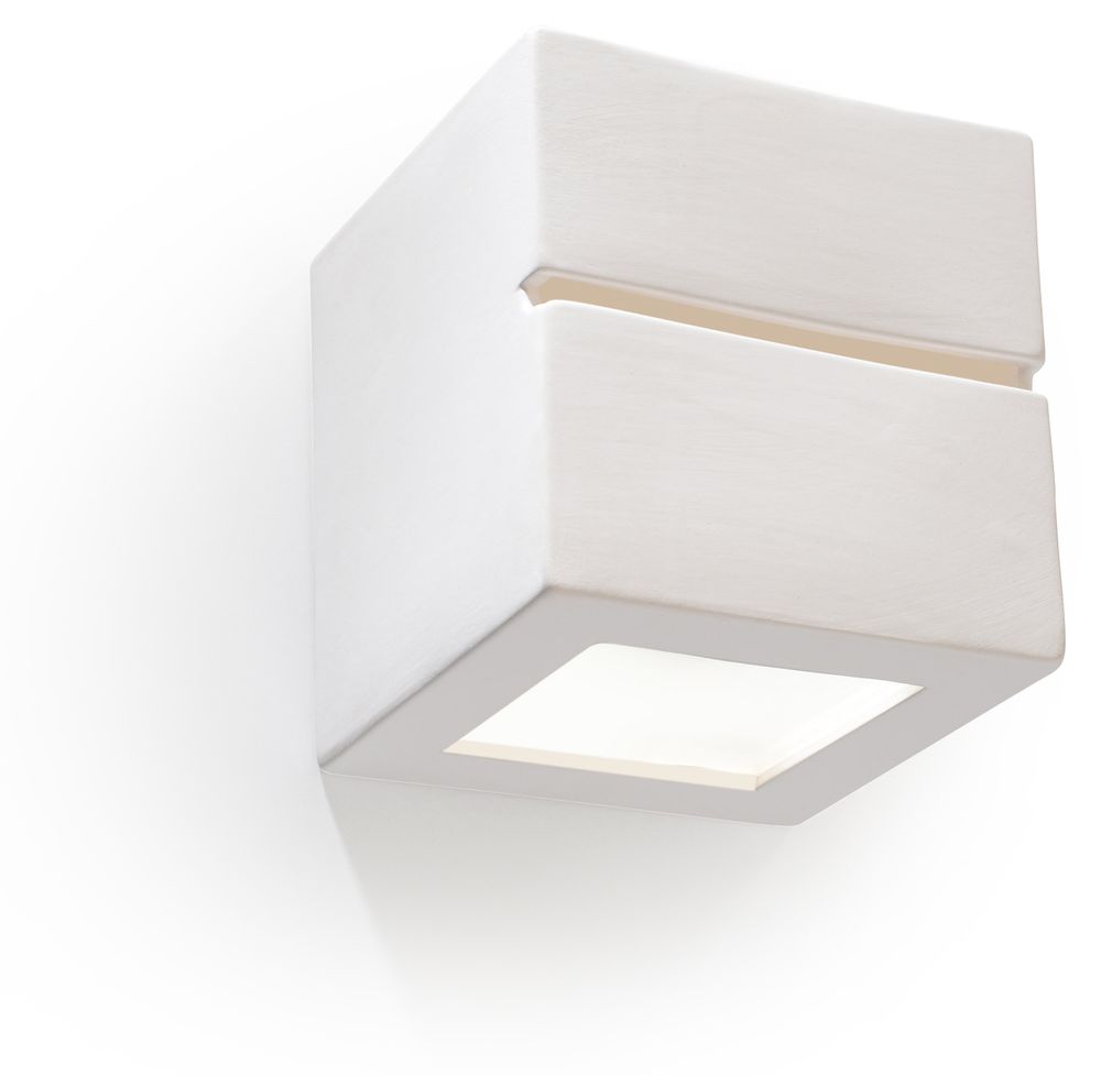 Wall Lamp Ceramic LEO LINE Simple Classic Design Paintable LED27 - SILVIONIX